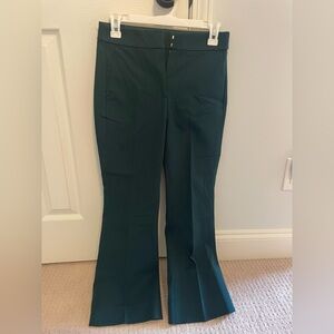 J Crew Kelsey Flare Pant Dark Green